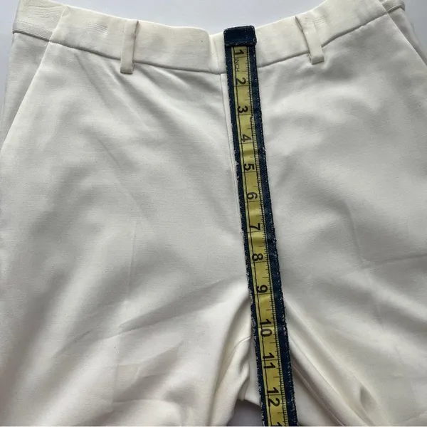 Uniqlo Women’s Cream Tailored Pants Size S (26–27” Waist) Stretch Straight Leg - Image 8