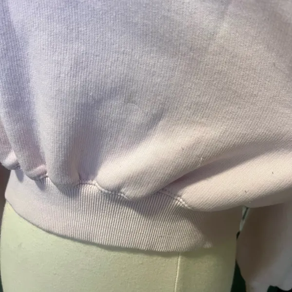 Zara Pale Pink Semi Cropped Sweatshirt - Image 12
