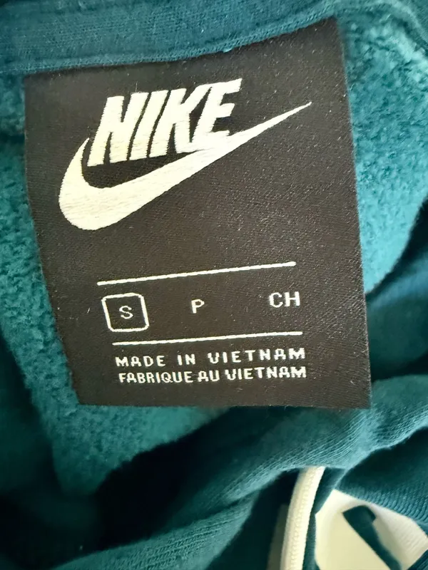 Nike Women’s Varsity Teal Pullover Hoodie Sweatshirt - Image 5
