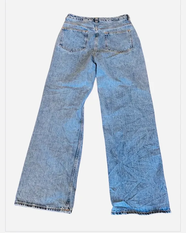 ASOS Ripped Jeans Denim Relaxed Fit High Waisted 28 6 - Image 3