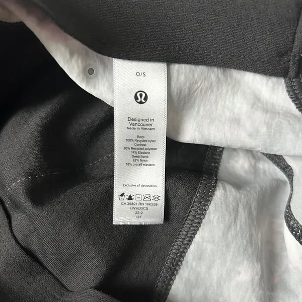 Lululemon Fast and Free Run Hat Tie Dye Grey Pink Adjustable Running Cap OS - Image 5