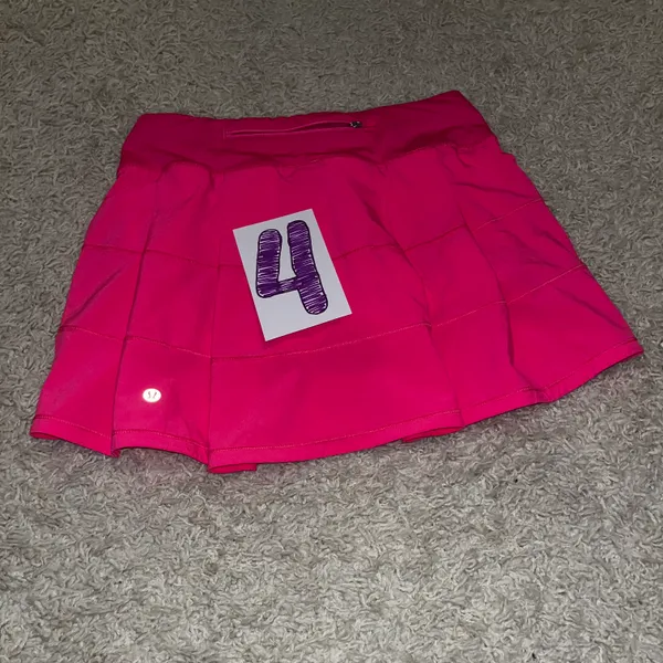 Lululemon Dark Prism Pink Pace Rival Skirt Size 4 Tall - Image 5