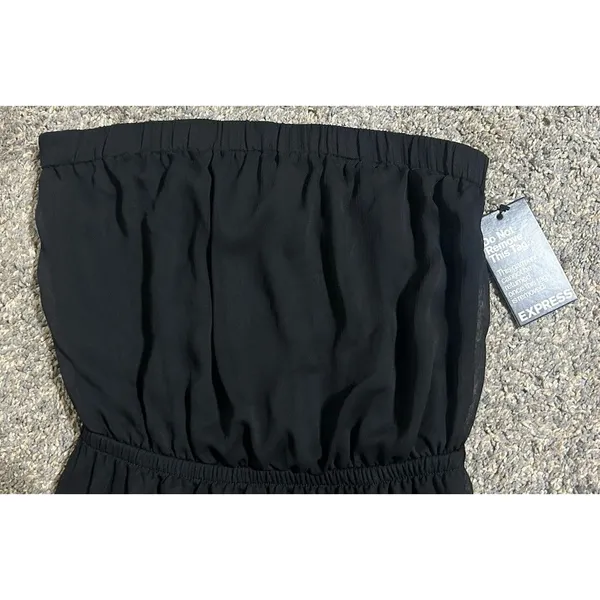 Express Strapless “little black dress” Optional Straps Size XS NEW Night Out Dance Party - Image 4