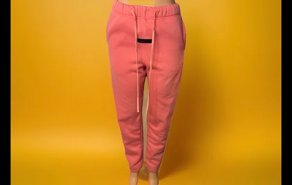 Peach fear of god sweatpants - Image 3