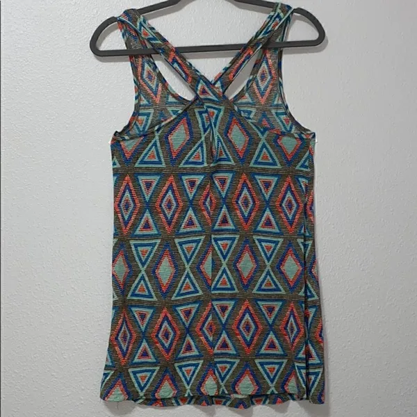 Rubbish Tribal Multi Color Print Tank Top - Image 2
