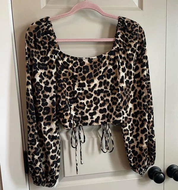 Forever 21 Cheetah Print top - Image 2