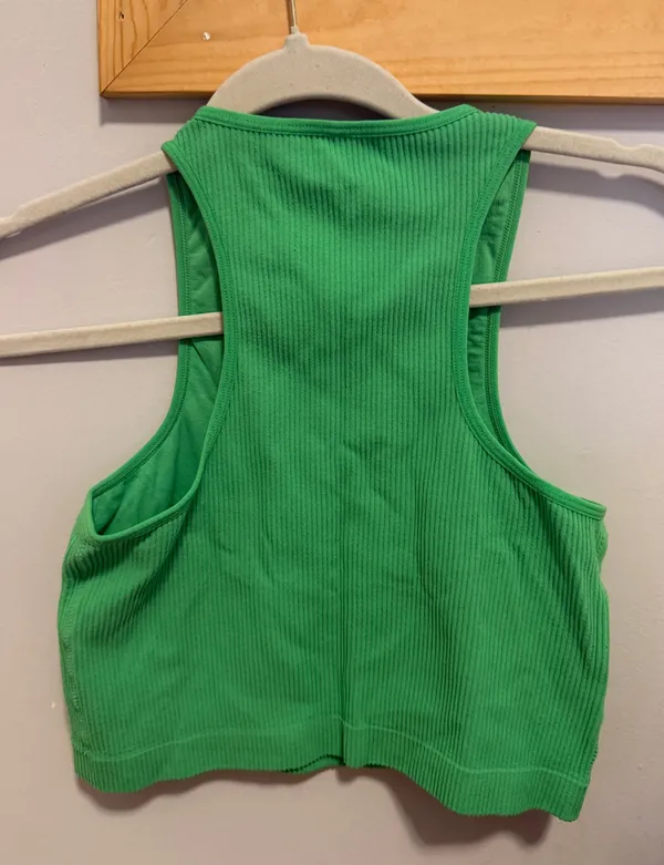 Garage Ribbed Tank Top Crop - Image 3