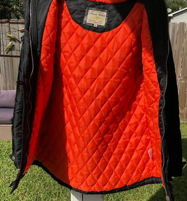 Parka Jacket with Furry Hood Edging M - Image 3