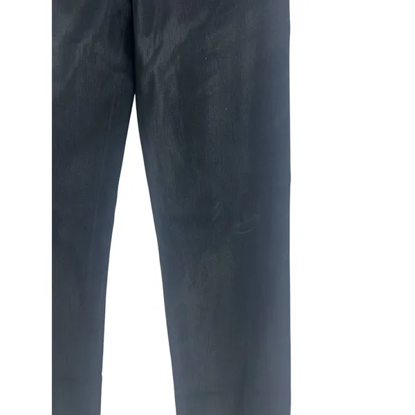 PAIGE Stella Black Coated Cargo Straight Leg Pants Size‎ 23 - Image 7