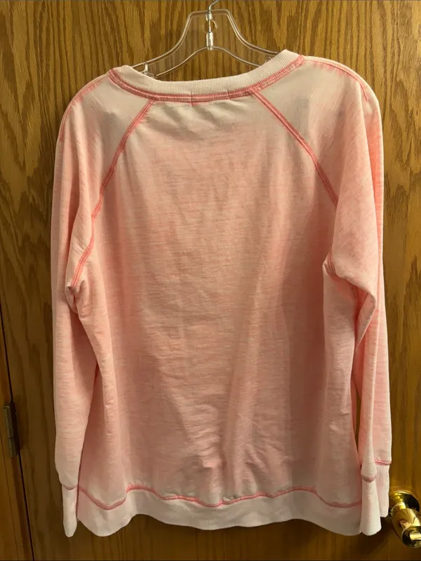 Hearth & Hand Soft Blush Pink Pullover Sweatshirt - Image 6