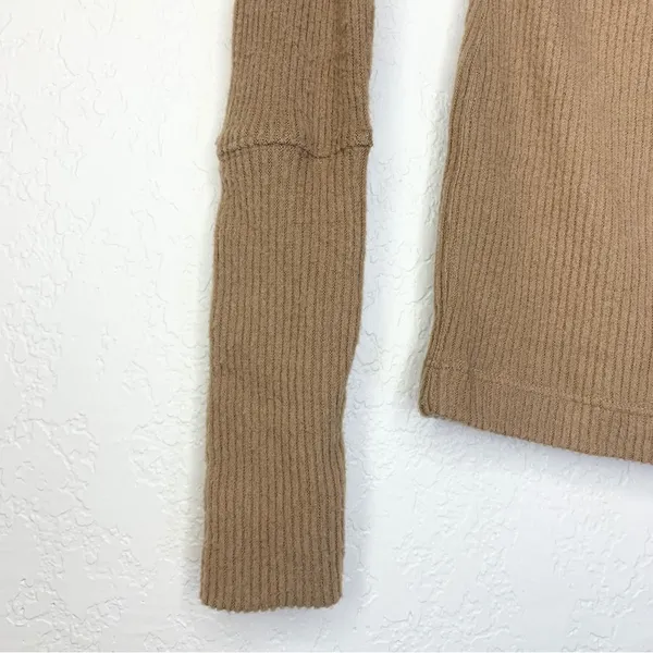 We the Free Snow Bunny Off Shoulder Cowl Neck Ribbed Sweater Size XS - Image 7