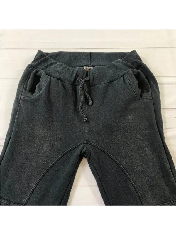 Aviator Nation Black & Yellow Track Pants Label Detail - Image 2