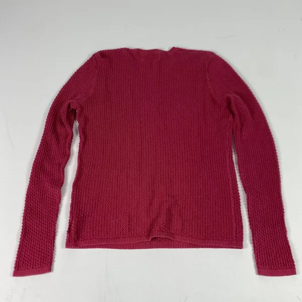 Sport Haley Sweater Womens Large‎ Pink 100% Pima Cotton V Neck Knit Pullover - Image 5