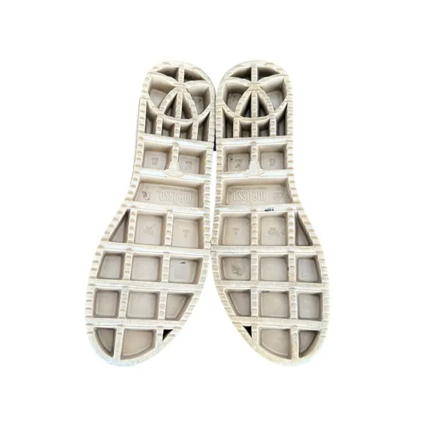 Melissa Mar Sandal Women Beige Translucent‎ Jelly Platform Sandals Size 8 - Image 6
