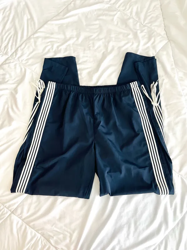 Edikted navy bow track pants - Image 6