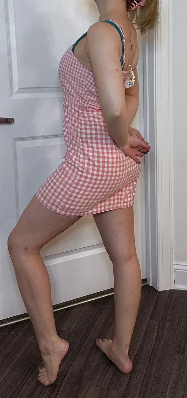 Darling Boutique NWT Gingham Mini Dress - Pink/White - S - Image 4