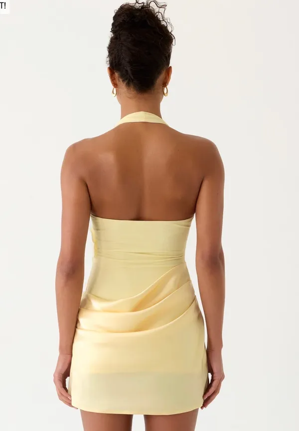 Peppermayo Mini Dress Yellow - Image 7