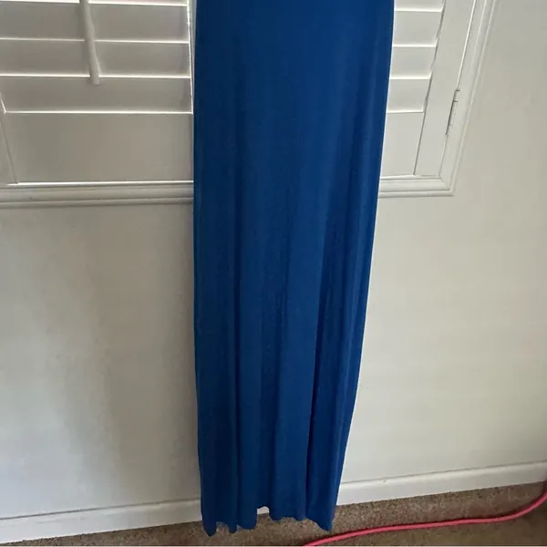 Rachel Pally Maternity Esther Dress Delta Blue M Maxi Modal - Image 6