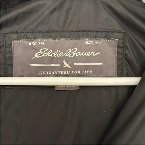 Eddie Bauer Women's Black Long Puffer Snow/Ski/Winter Jacket Size Small - Image 3