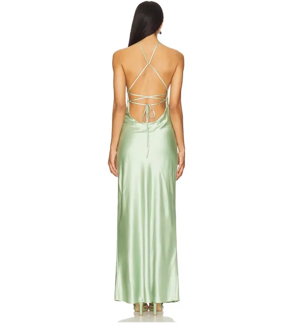 Line & Dot Dress Maxi - Image 2