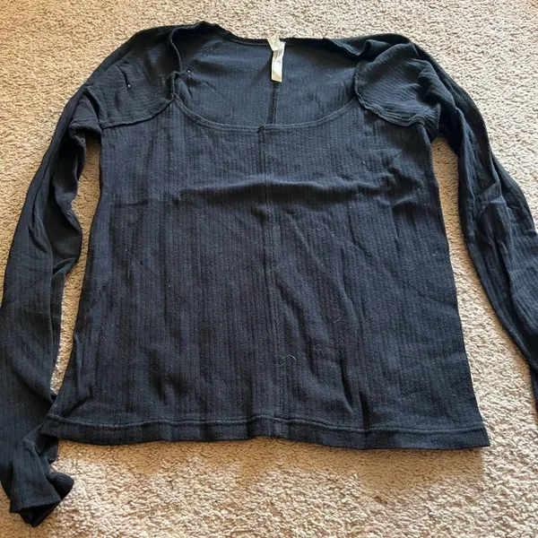 Free people‎ large black blouse - Image 5