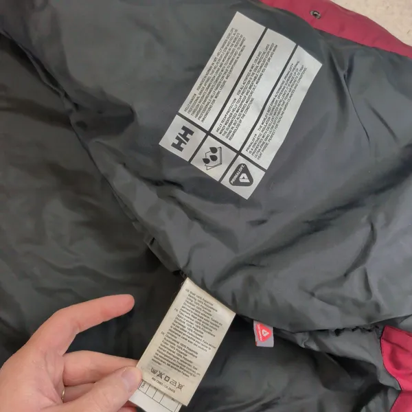 Helly Hansen Ardmore Insulated Parka Jacket Burgundy Red 53126 Women Small - Image 5
