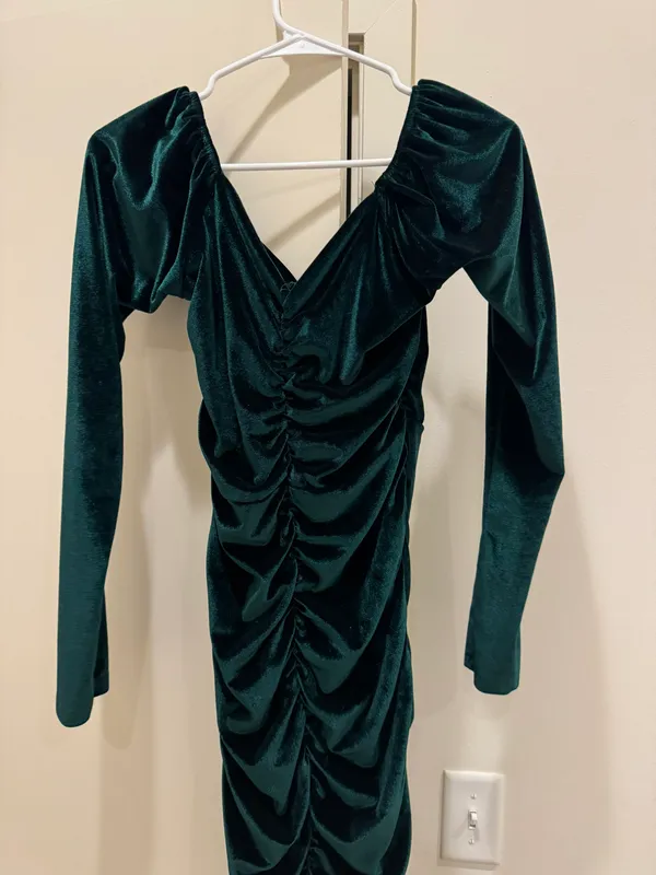 Boutique Velvet Dress - Image 2