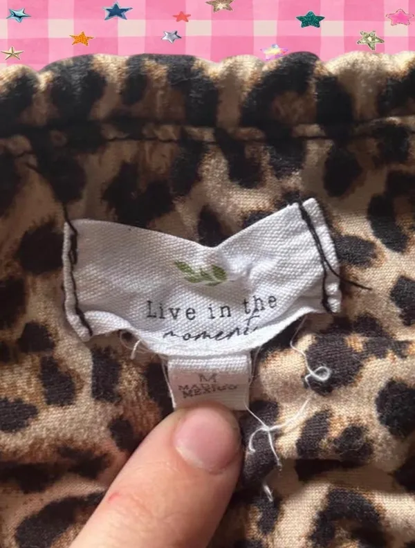 Live in the Moment Cheeta print Tub top - Image 3