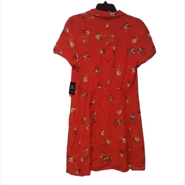 ✨ express red floral button down dress✨ - Image 3