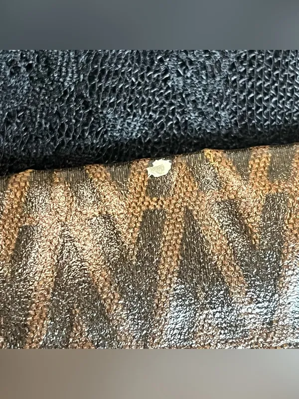 Vintage Mario Valentino V Monogram Brown Coated Canvas Unisex Clutch Bag - Image 11