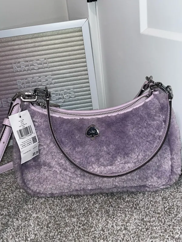 NWT Kate Spade Kayla Faux Fur Crossbody - Image 4