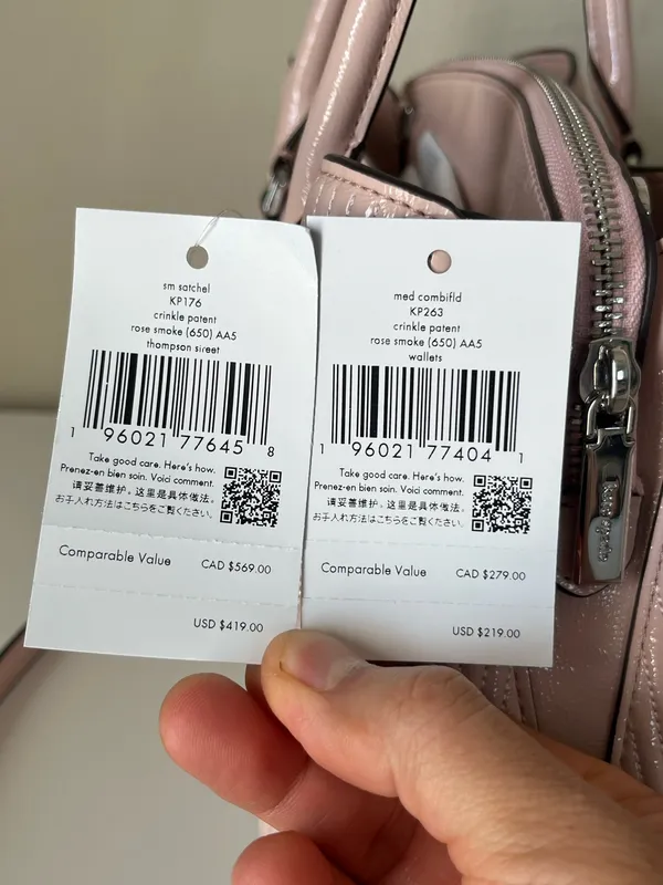 Kate Spade Thompson Street Shiny Quilted Small Satchel Bag Set - Image 4
