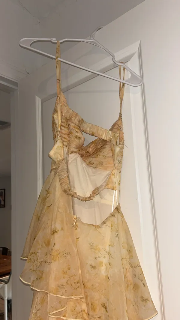 Yellow Floral Hello Molly Maxi Dress - Image 5