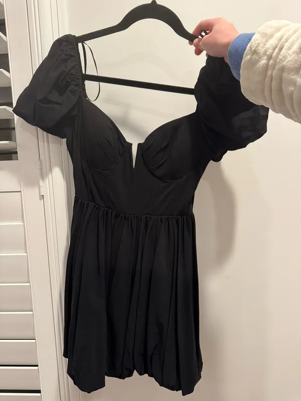 Windsor pop on over bubble hem skater dress - Image 2