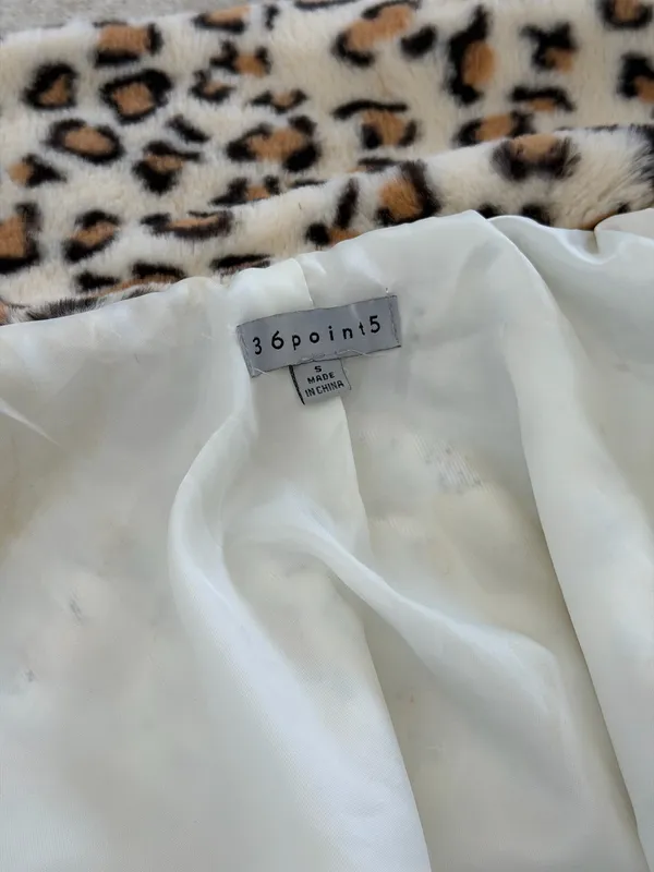 These Three Boutique Leopard Coat  - Image 4