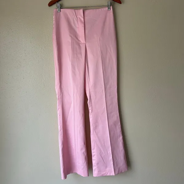 Zara Pink High Rise Pants Size Medium - Image 2