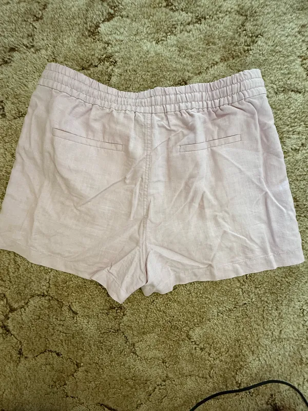 J.Crew Seaside Linen Blend Pull On Shorts Pink Size Small - Image 2