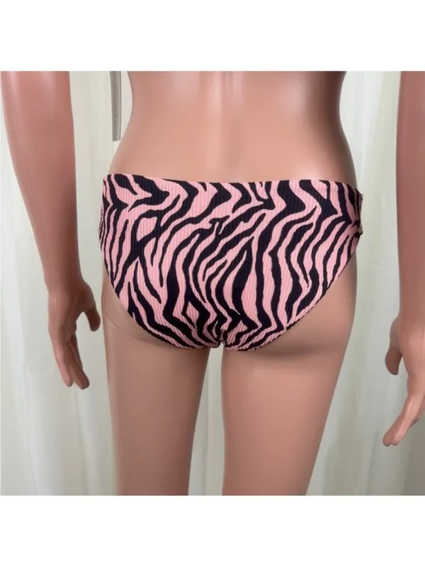 TiniBikini Two Piece Zebra Stripe Swimsuit Size Small - Image 10