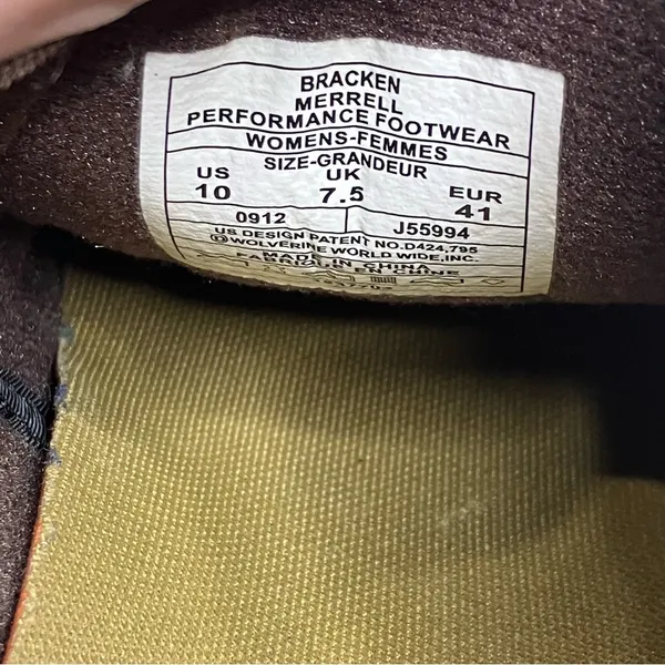 Merrell‎ women’s jungle Moc shoes Leather size 10 - Image 9