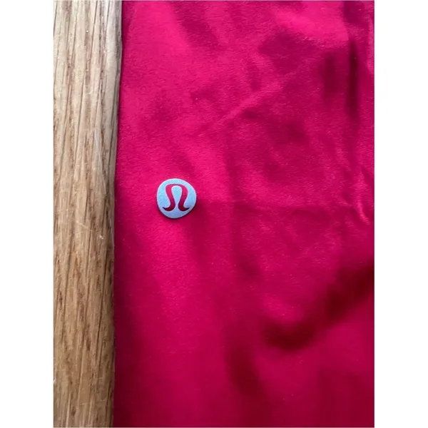 Lululemon Fast & Free 7/8 Tight Dark Red High Rise 25” Inseam Nulux Fabric Sz 4 - Image 8