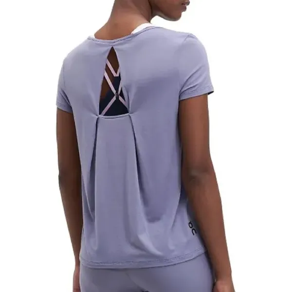 RUNNING ON CLOUD‎ Active T Breathe Lilac Tee Shirt Short Sleeve Purple Small - Image 2