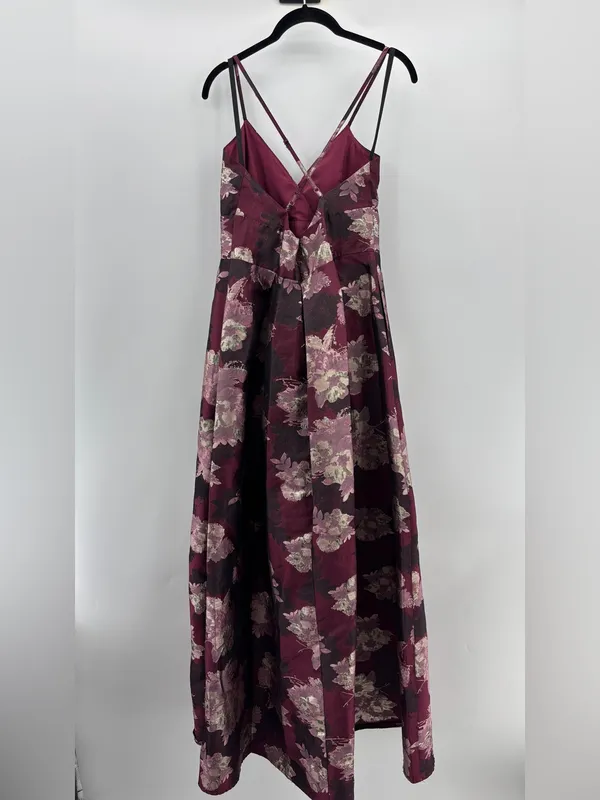Hutch Merlot Floral Gown - Image 6