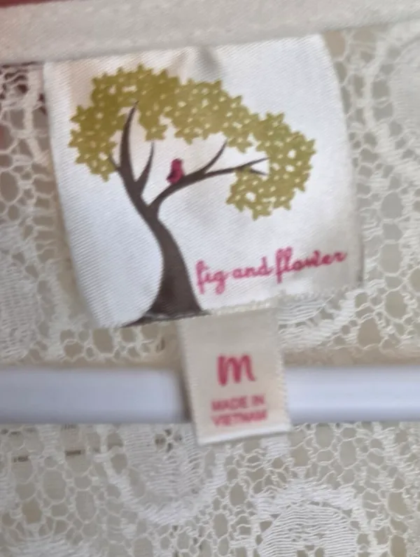 Fig And Flower Blouse White Size M - Image 6