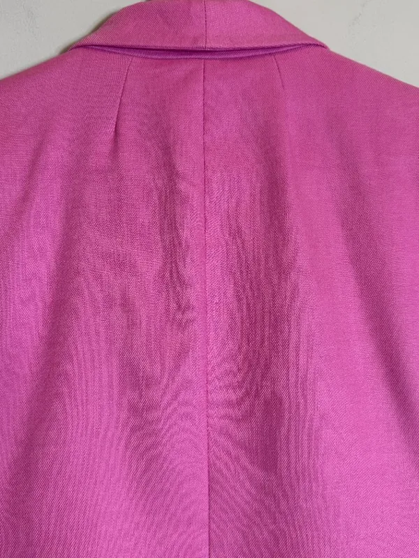 J. Crew Parke Blazer in Stretch Linen Women's 8 Vivid Fuchsia Career Preppy Chic - Image 10
