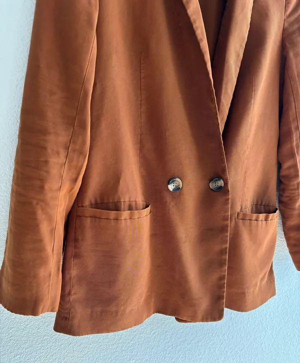 H&M Brown Blazer - Image 3