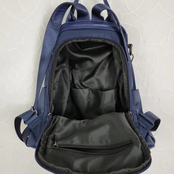 Pincnel Women Blue Backpack Waterproof Nylon Anti-theft Lightweight Shoulder Bag - Image 4
