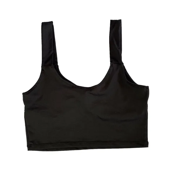 Divided H&M Black Ruched Crop Tank Top‎ Soft Stretchy Y2K Style M - Image 3