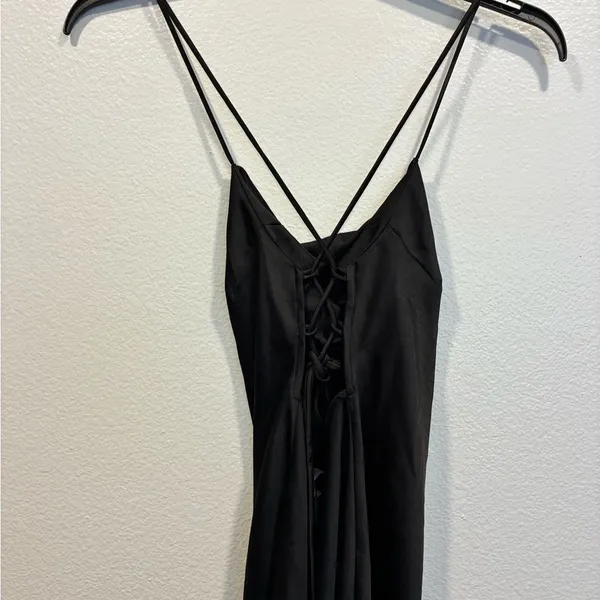 Meshki Black Backless Dress Small - Image 4