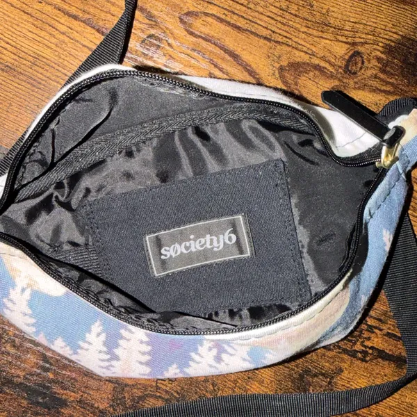 Mountains fanny pack crossbody celestial outdoors hiking society 6 unisex - Image 4