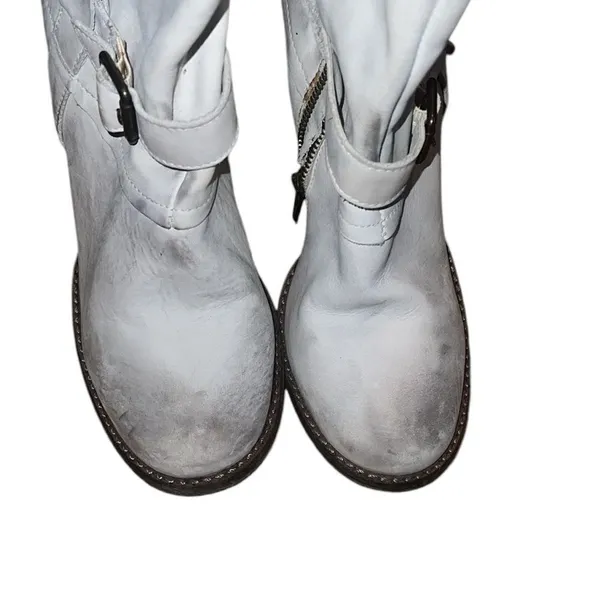 Mia Limited Edition Dirty White Knee Boots Size 9 M - Image 2